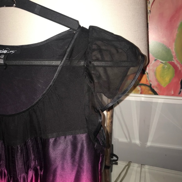 Ombré silk dress - Picture 3 of 4